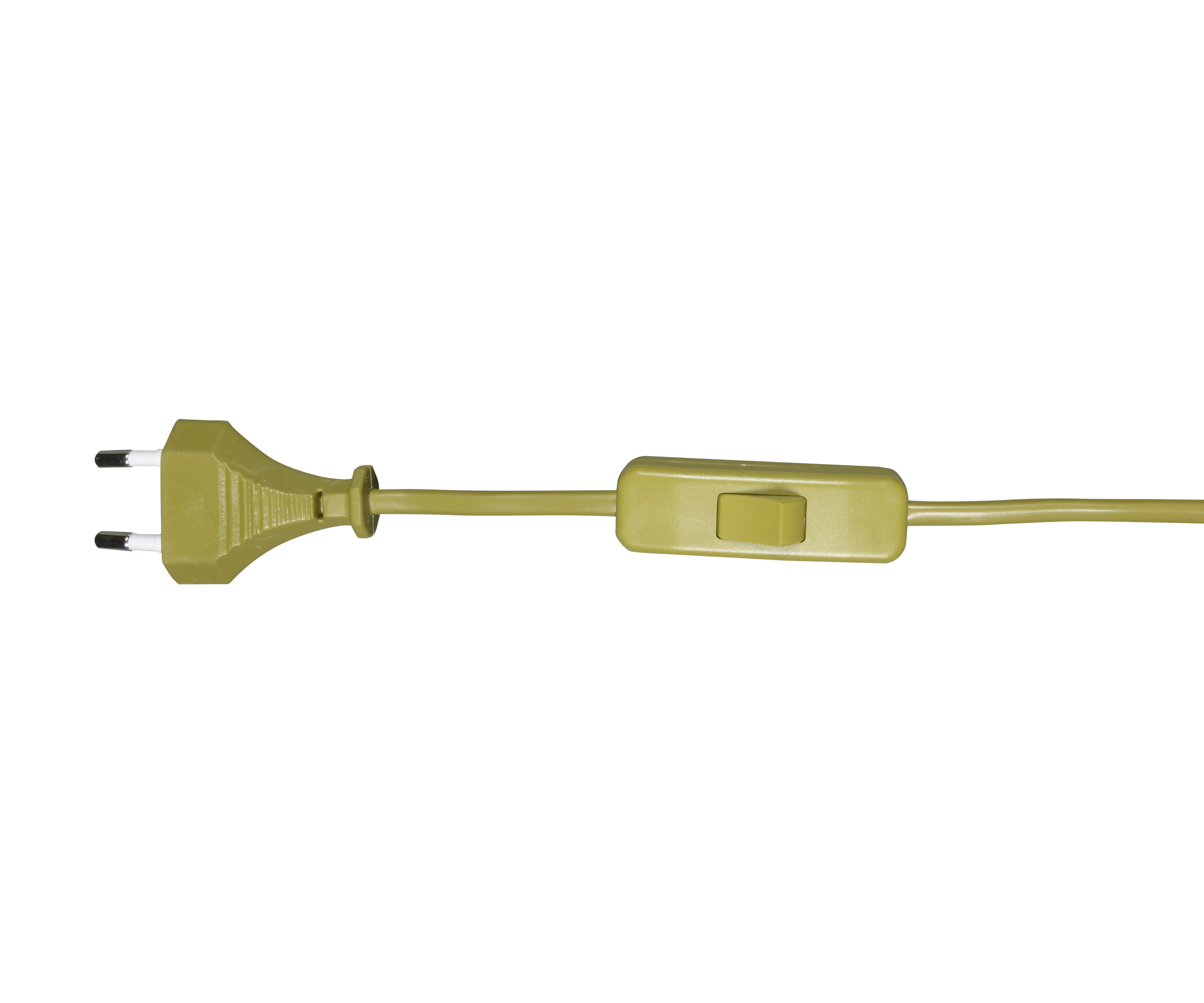 Шнур с переключателем бронза (2м)(10шт в упаковке) 230V AC 50Hz (max 2A)