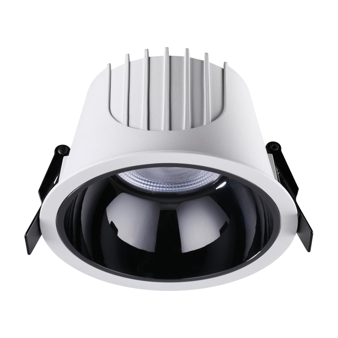 358699 SPOT NT21 251 белый/черный Светильник встраиваемый светодиодный IP20 LED 4000К 30W 100-265V KNOF
