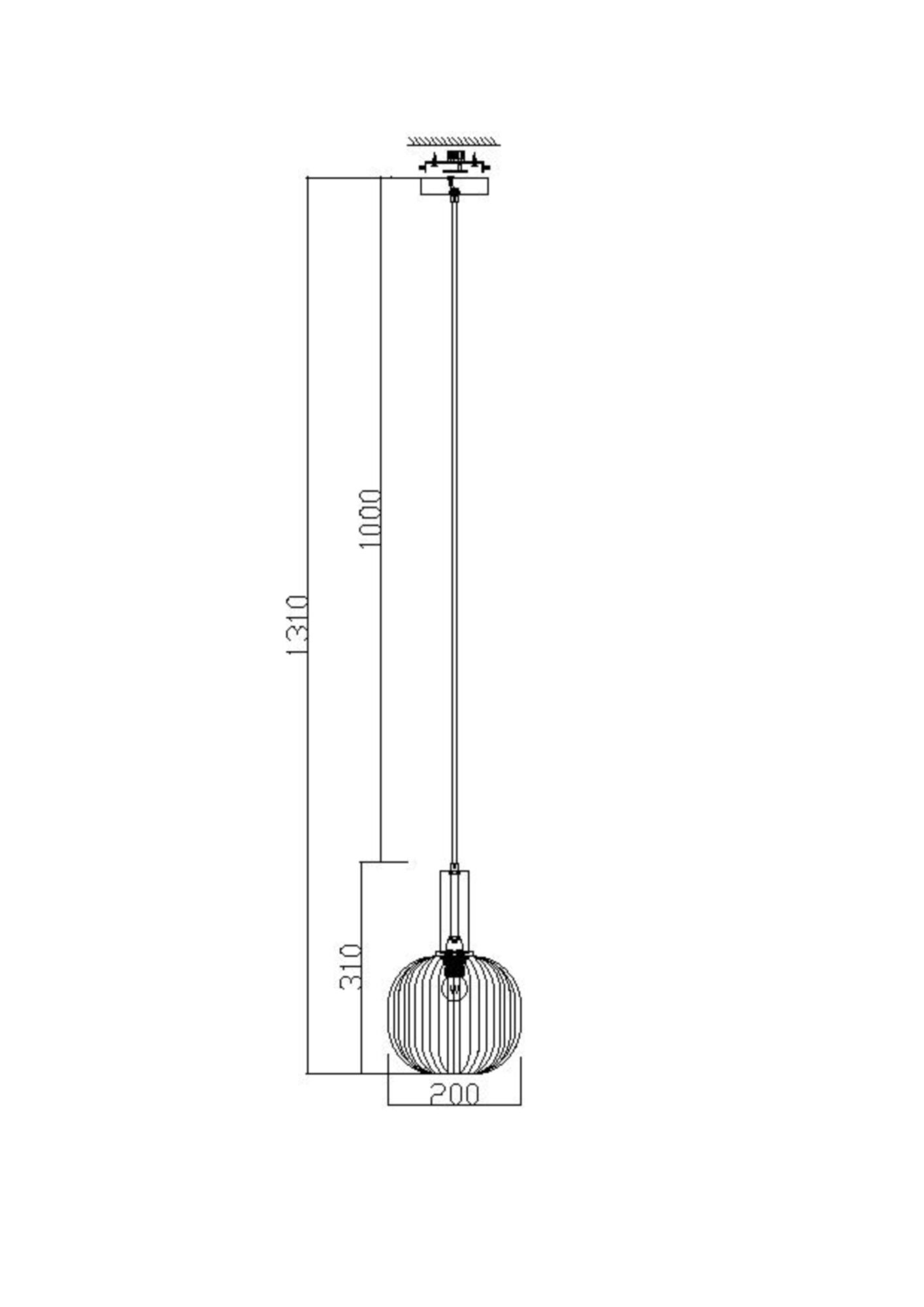 Подвесной светильник Freya FR8012PL-01AM