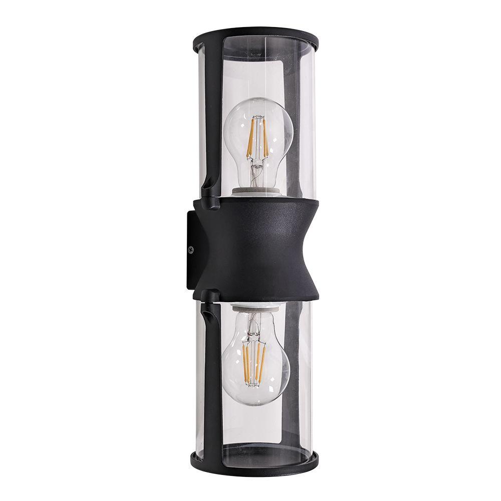 Уличный настенный светильник Arte Lamp Minchir A8306AL-2BK