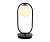 Настольная лампа Кенти черный d20 h42 E14 1*40W