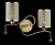 Настенный светильник (бра) Freya FR2300-WL-02-BZ