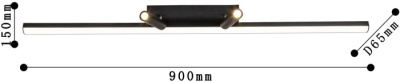 Настенно-потолочный светильник Reticenza 4089-2C