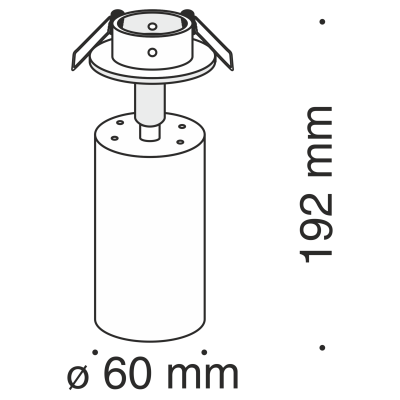 Потолочный светильник Technical C018CL-01MG